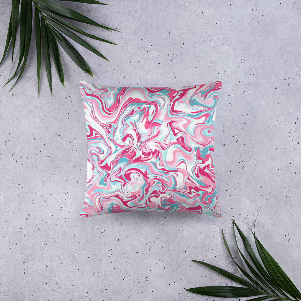 PINK MARBLE- Basic Pillow