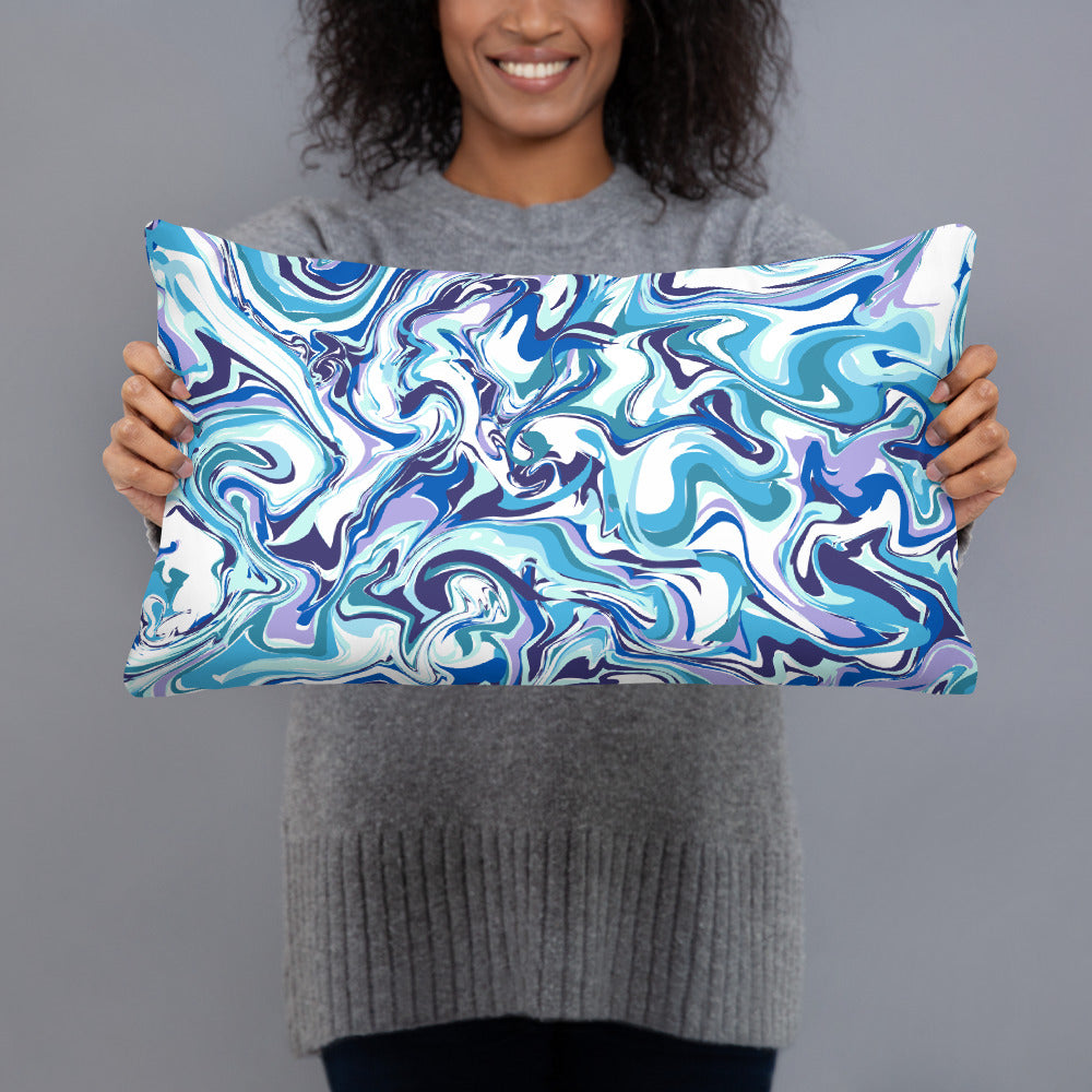 BLUE MARBLE- Basic Pillow