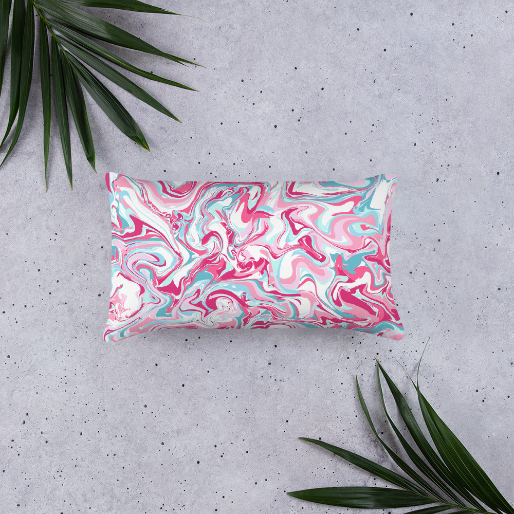 PINK MARBLE- Basic Pillow
