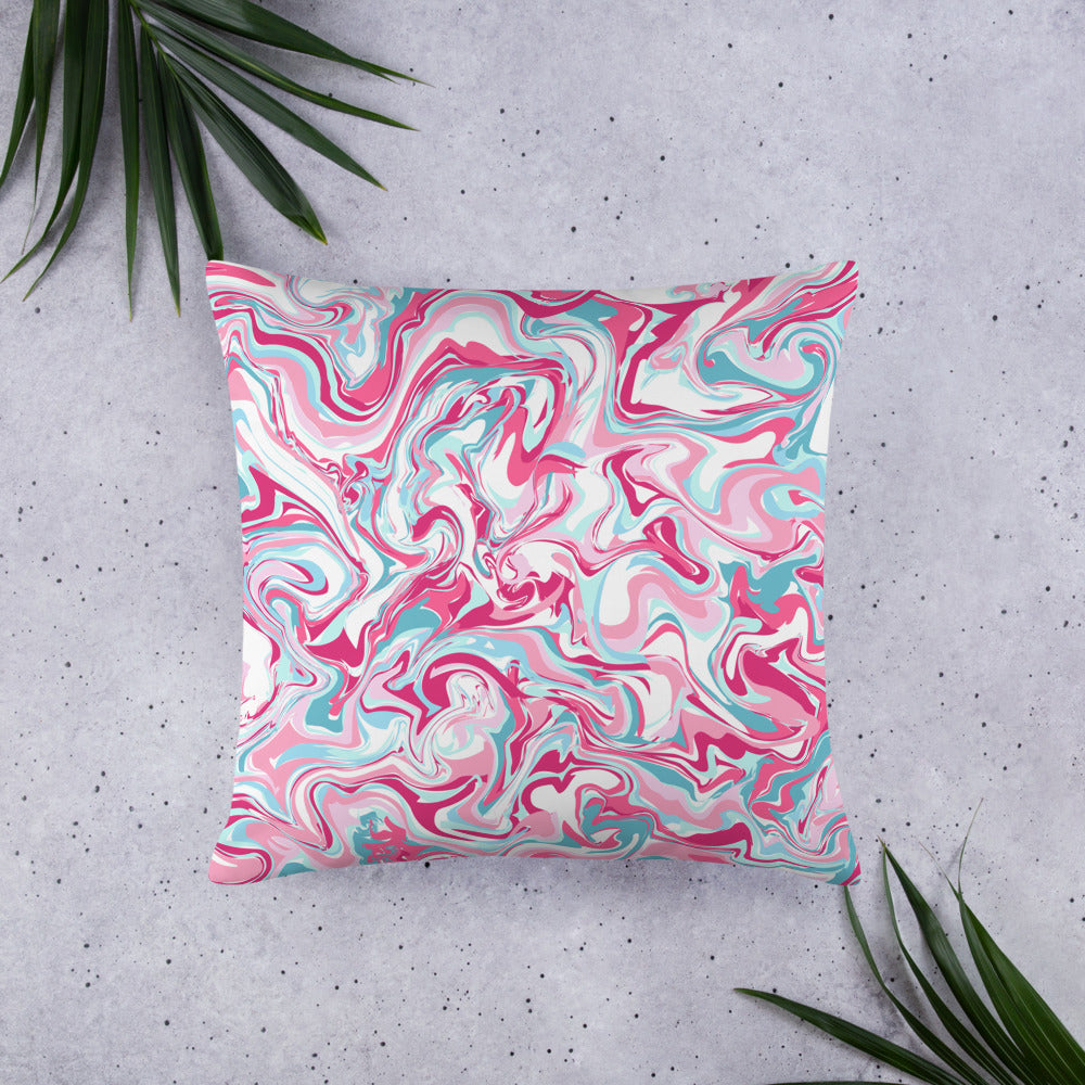PINK MARBLE- Basic Pillow
