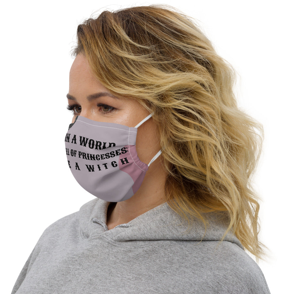 BE A WITCH- Premium face mask
