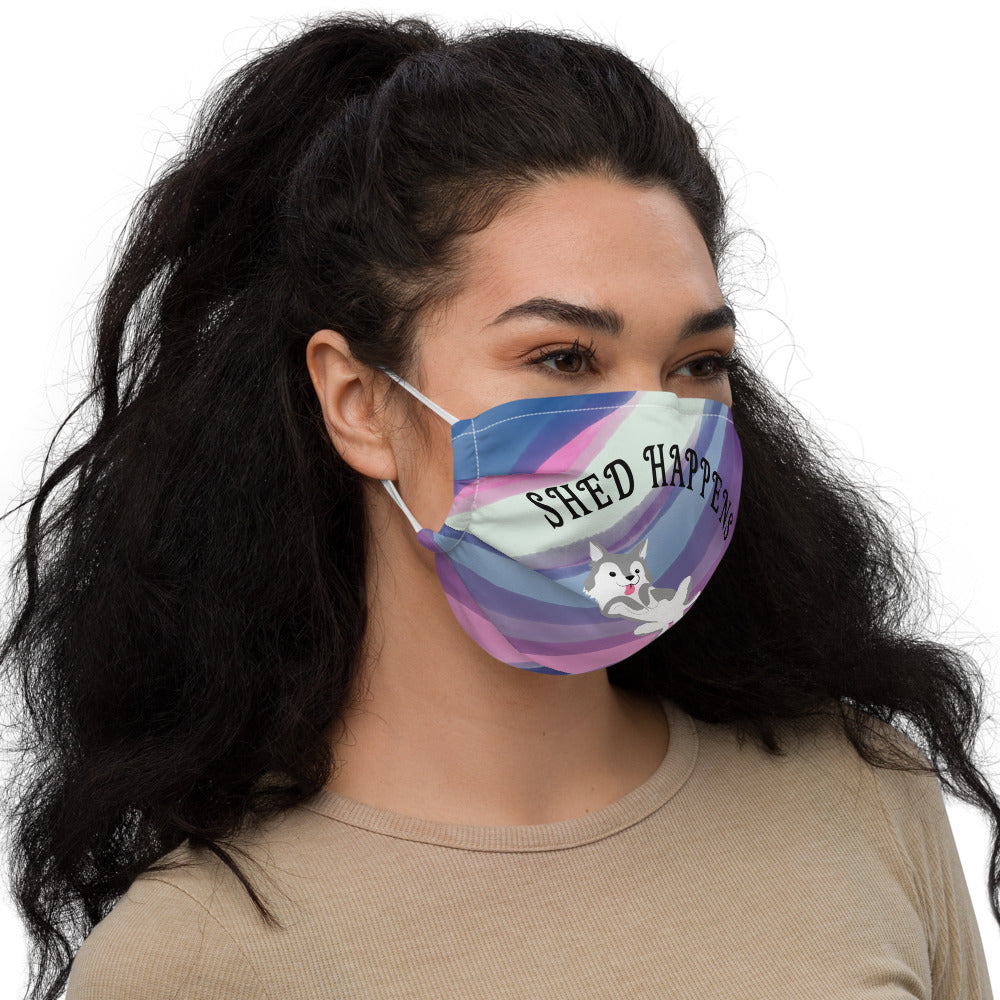SHED HAPPENS- Premium face mask