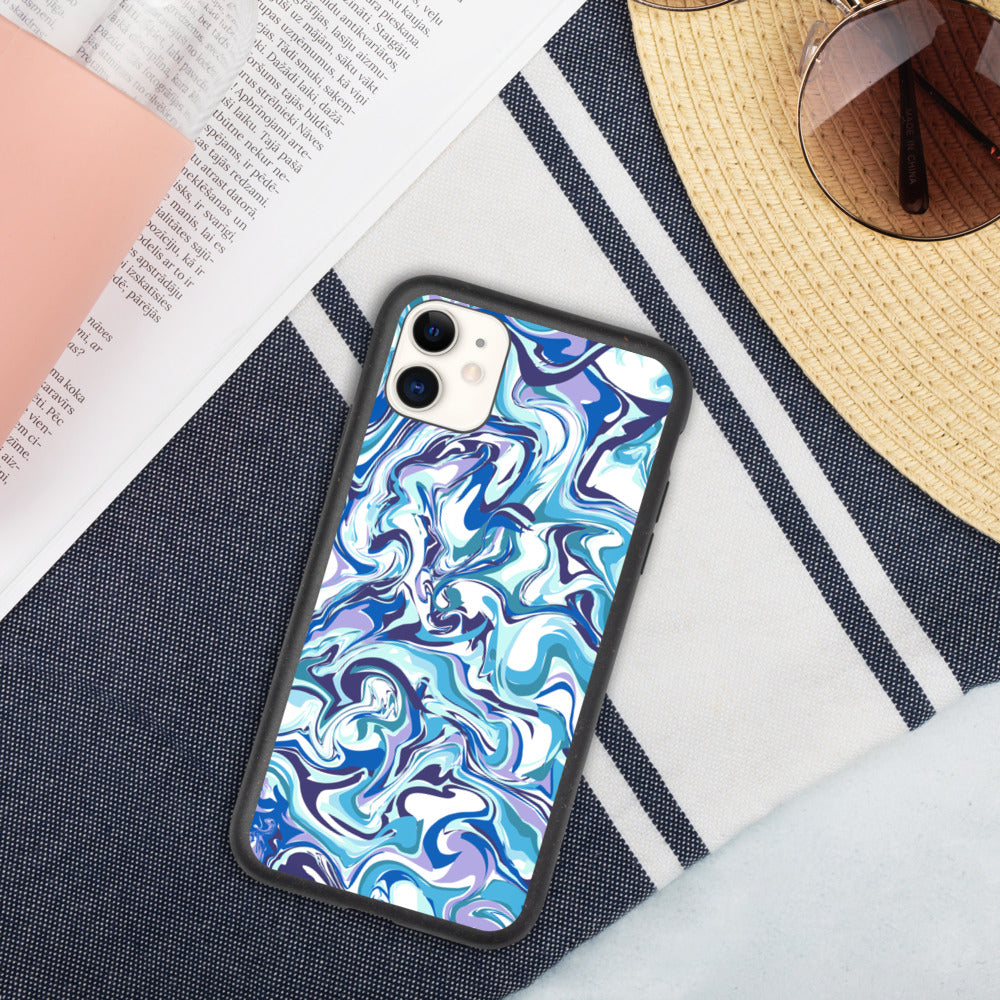 BLUE MARBLE- Biodegradable phone case