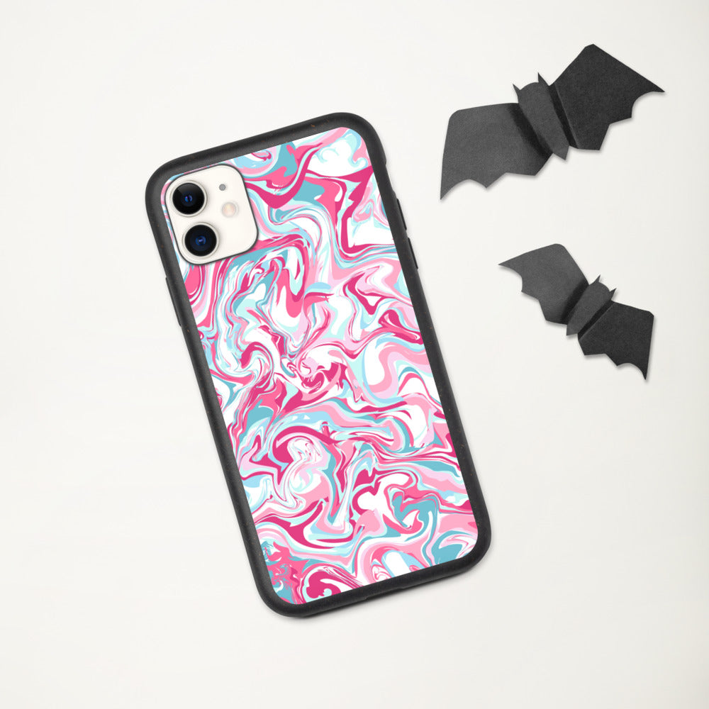 PINK MARBLE- Biodegradable phone case