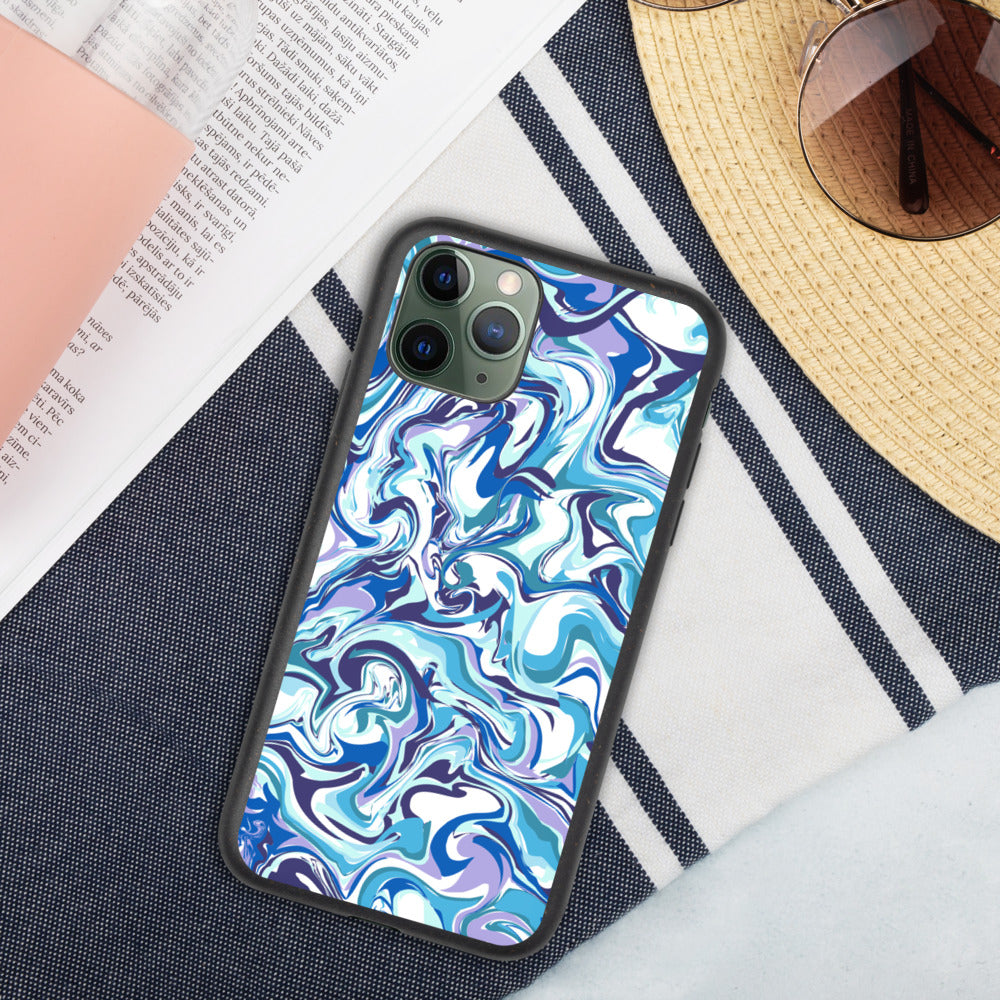 BLUE MARBLE- Biodegradable phone case