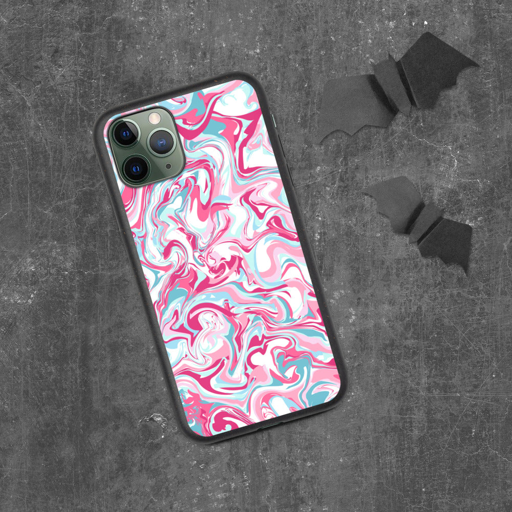 PINK MARBLE- Biodegradable phone case
