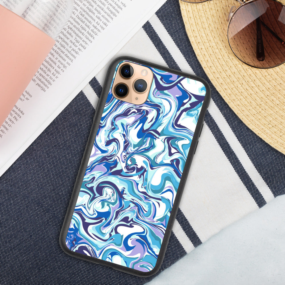 BLUE MARBLE- Biodegradable phone case