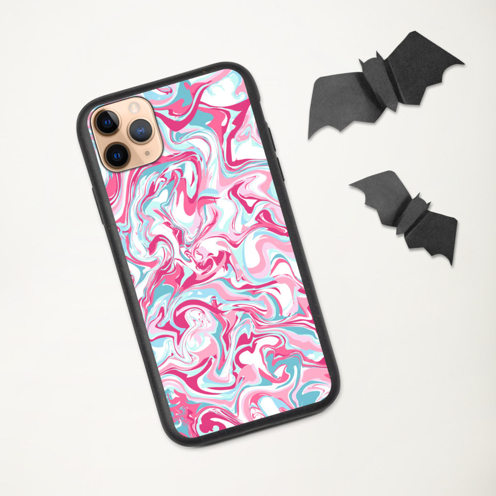 PINK MARBLE- Biodegradable phone case