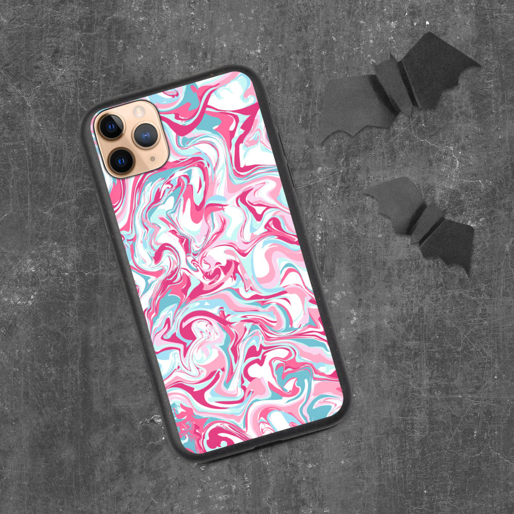 PINK MARBLE- Biodegradable phone case