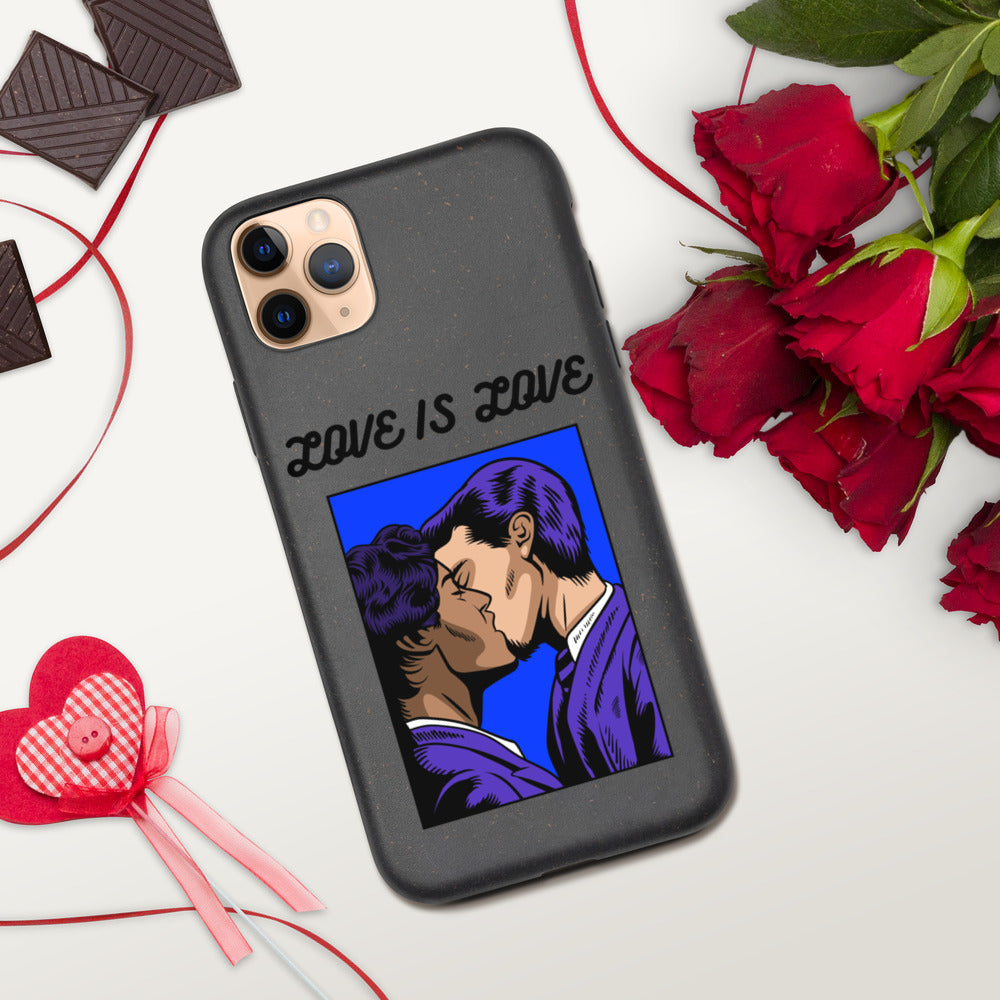 LOVE IS LOVE- Biodegradable phone case