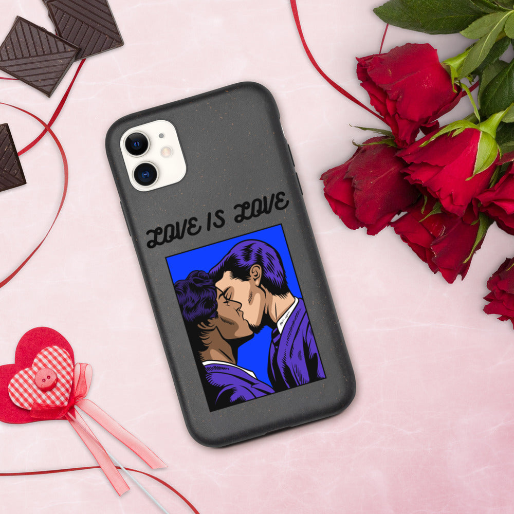 LOVE IS LOVE- Biodegradable phone case