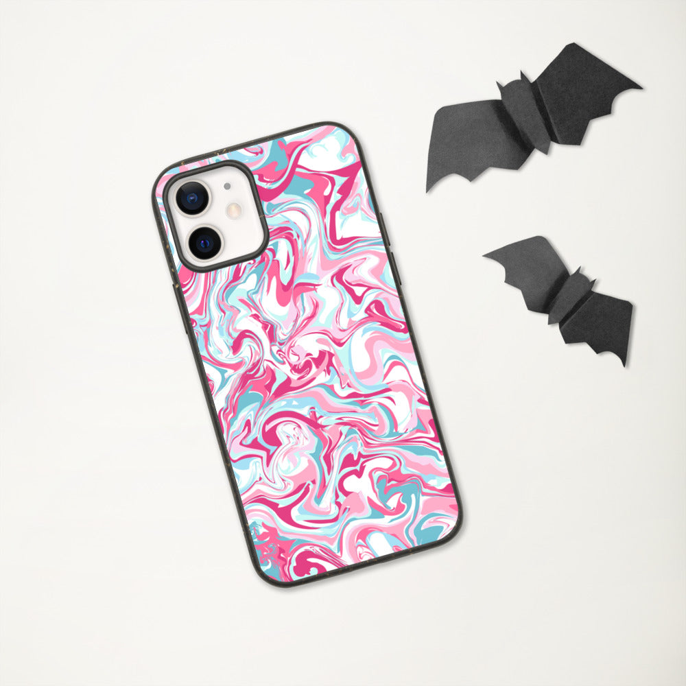 PINK MARBLE- Biodegradable phone case