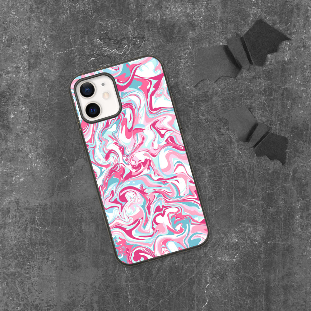 PINK MARBLE- Biodegradable phone case