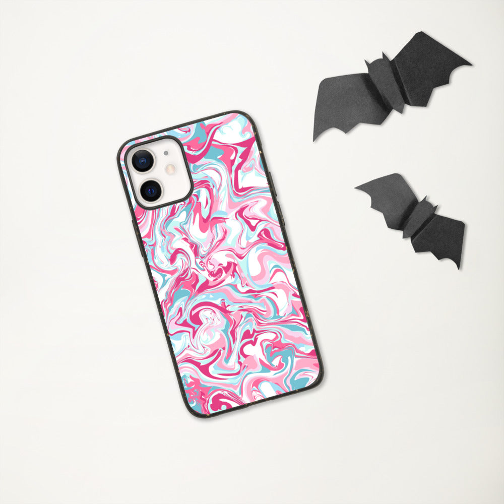 PINK MARBLE- Biodegradable phone case