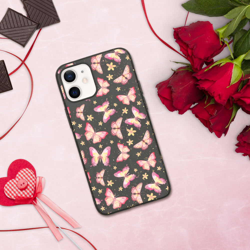 NUDE BUTTERFLIES- Biodegradable phone case