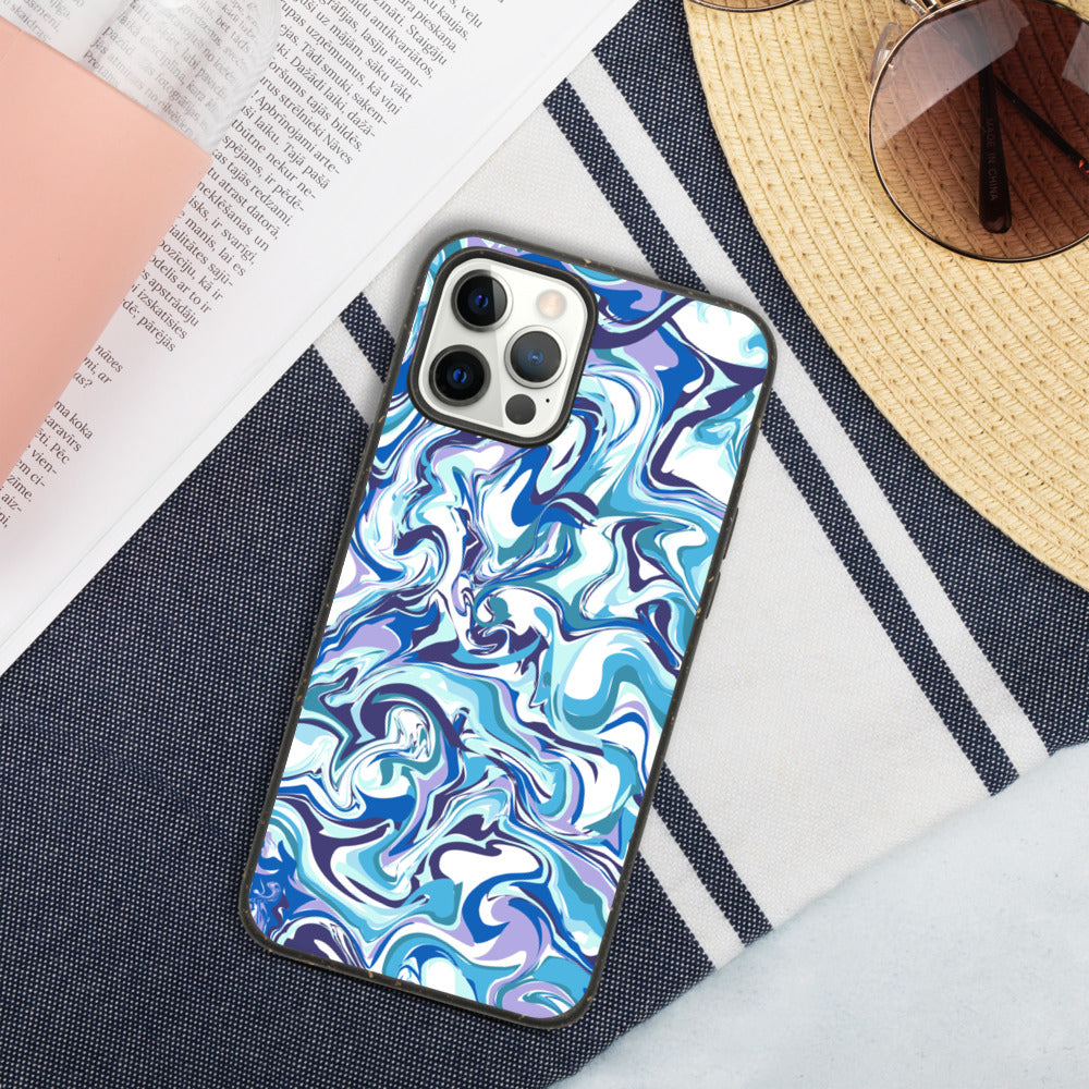 BLUE MARBLE- Biodegradable phone case