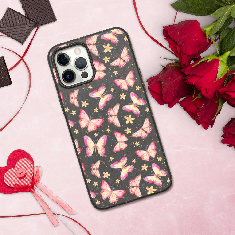 NUDE BUTTERFLIES- Biodegradable phone case