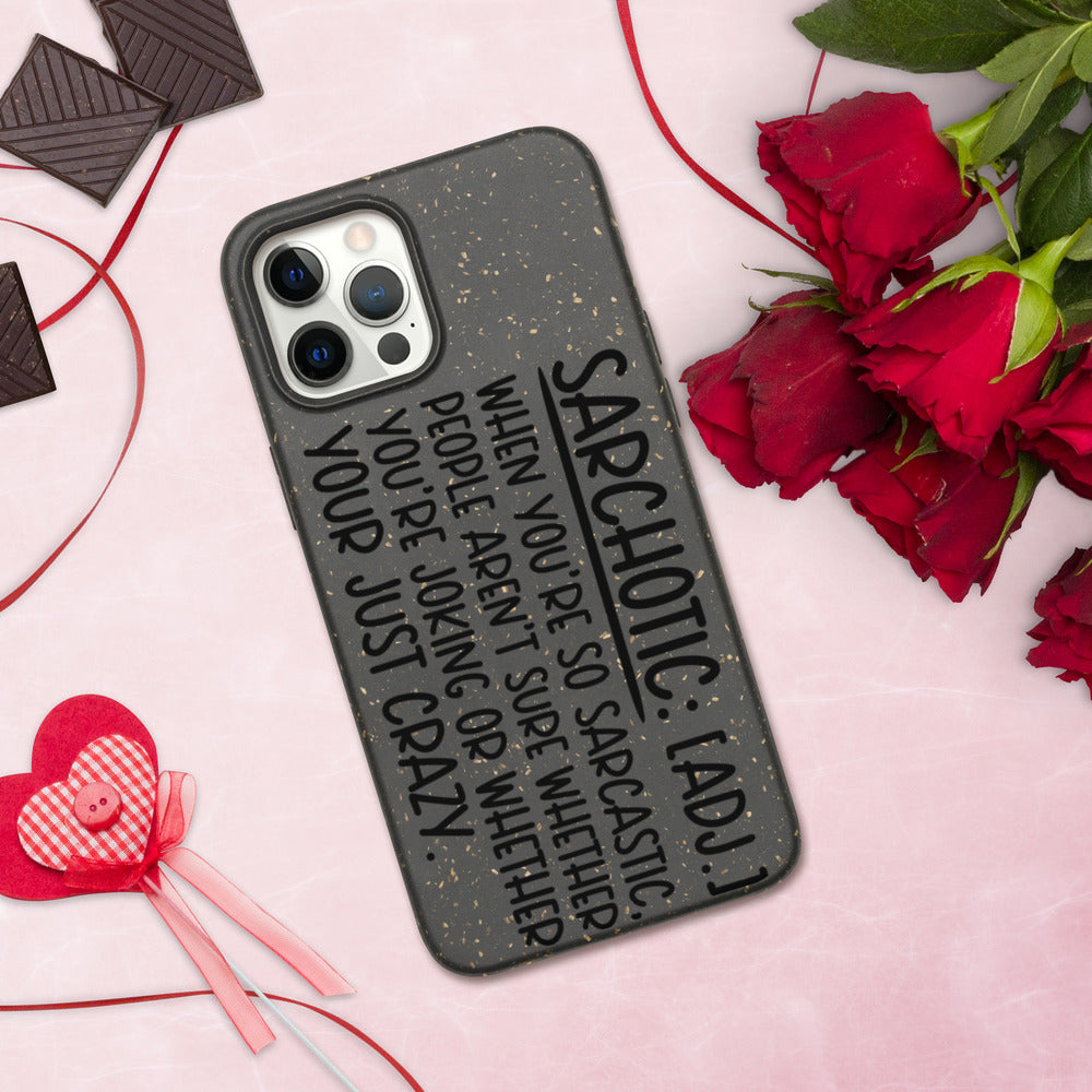SARCHOTIC- Biodegradable phone case