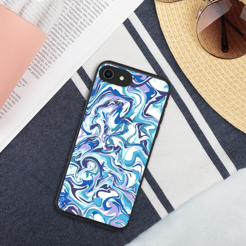 BLUE MARBLE- Biodegradable phone case