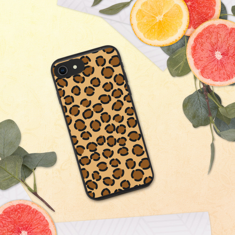 TAN LEOPARD- Biodegradable phone case