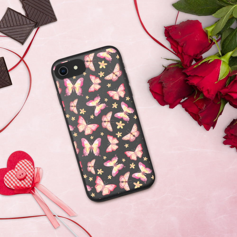 NUDE BUTTERFLIES- Biodegradable phone case
