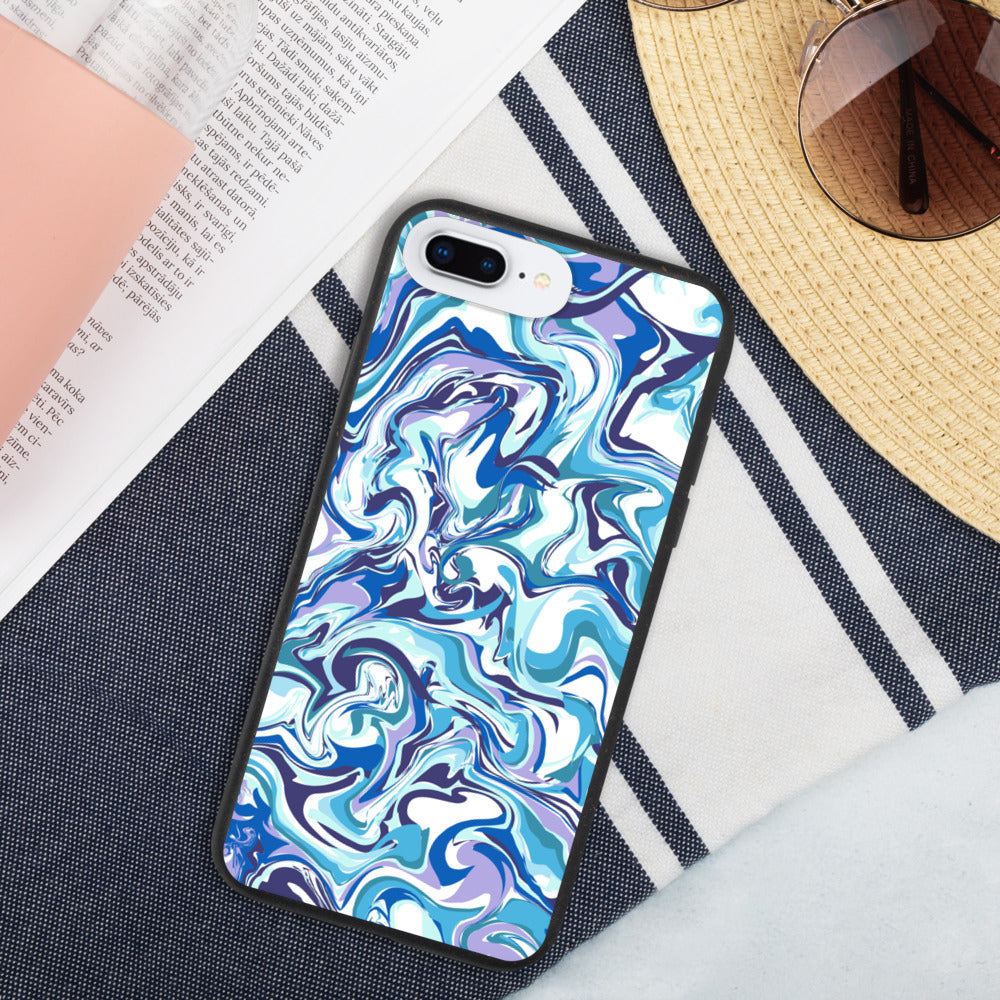 BLUE MARBLE- Biodegradable phone case