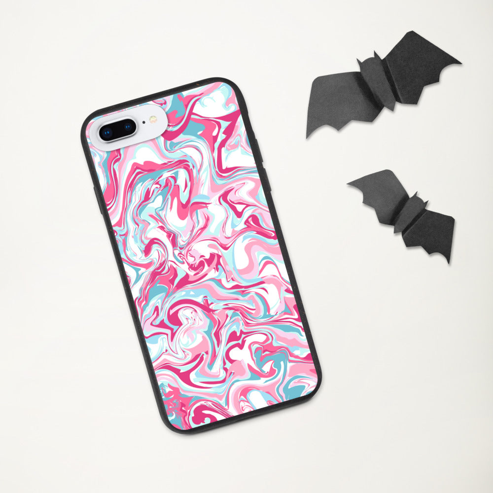 PINK MARBLE- Biodegradable phone case