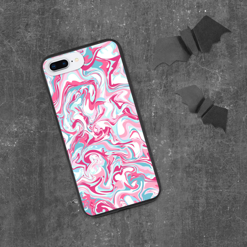 PINK MARBLE- Biodegradable phone case