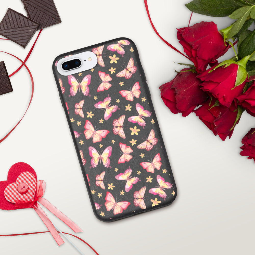 NUDE BUTTERFLIES- Biodegradable phone case