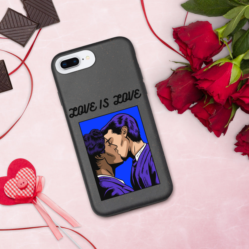 LOVE IS LOVE- Biodegradable phone case