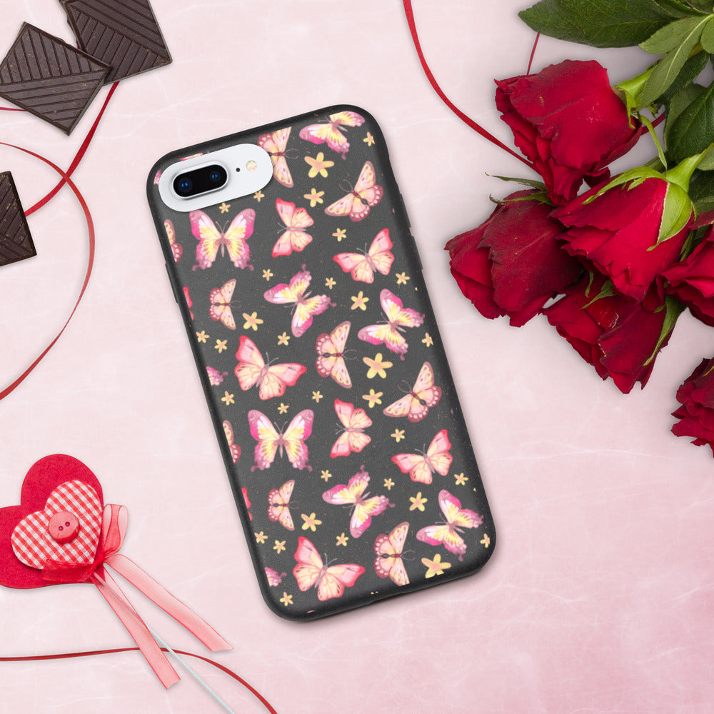 NUDE BUTTERFLIES- Biodegradable phone case