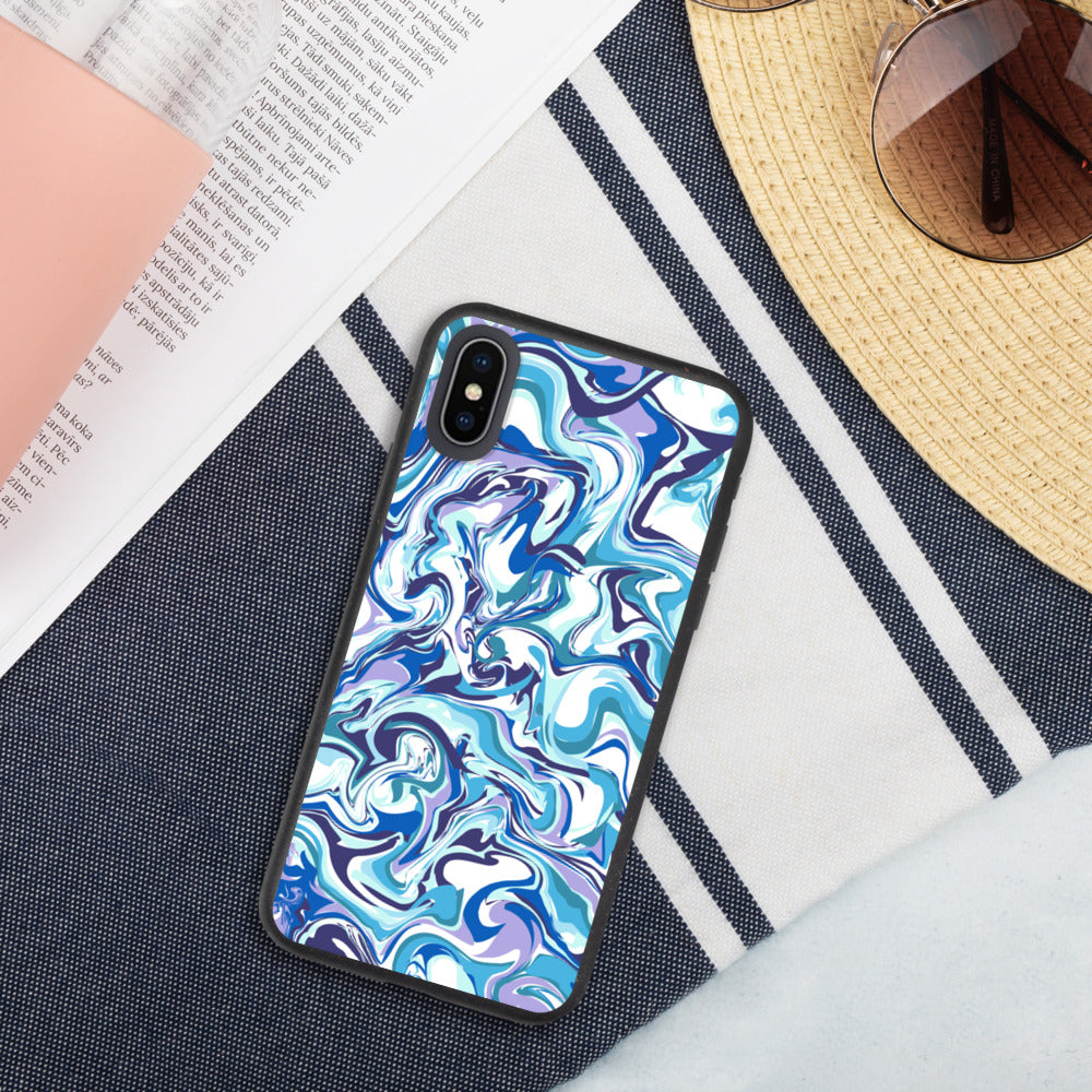 BLUE MARBLE- Biodegradable phone case
