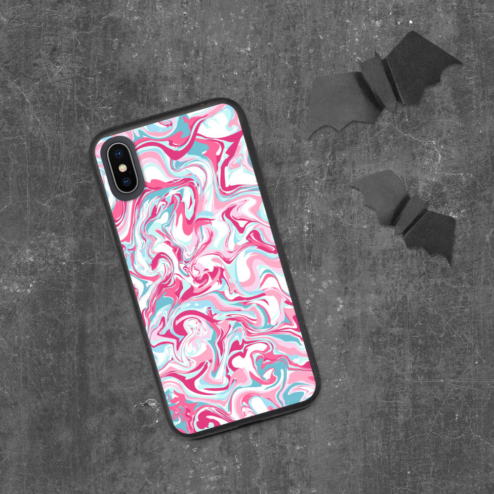 PINK MARBLE- Biodegradable phone case