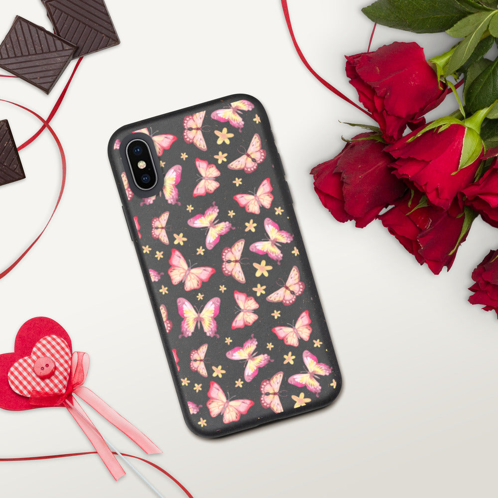 NUDE BUTTERFLIES- Biodegradable phone case