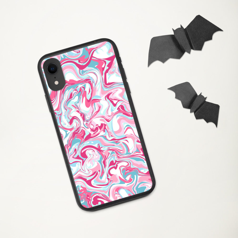 PINK MARBLE- Biodegradable phone case