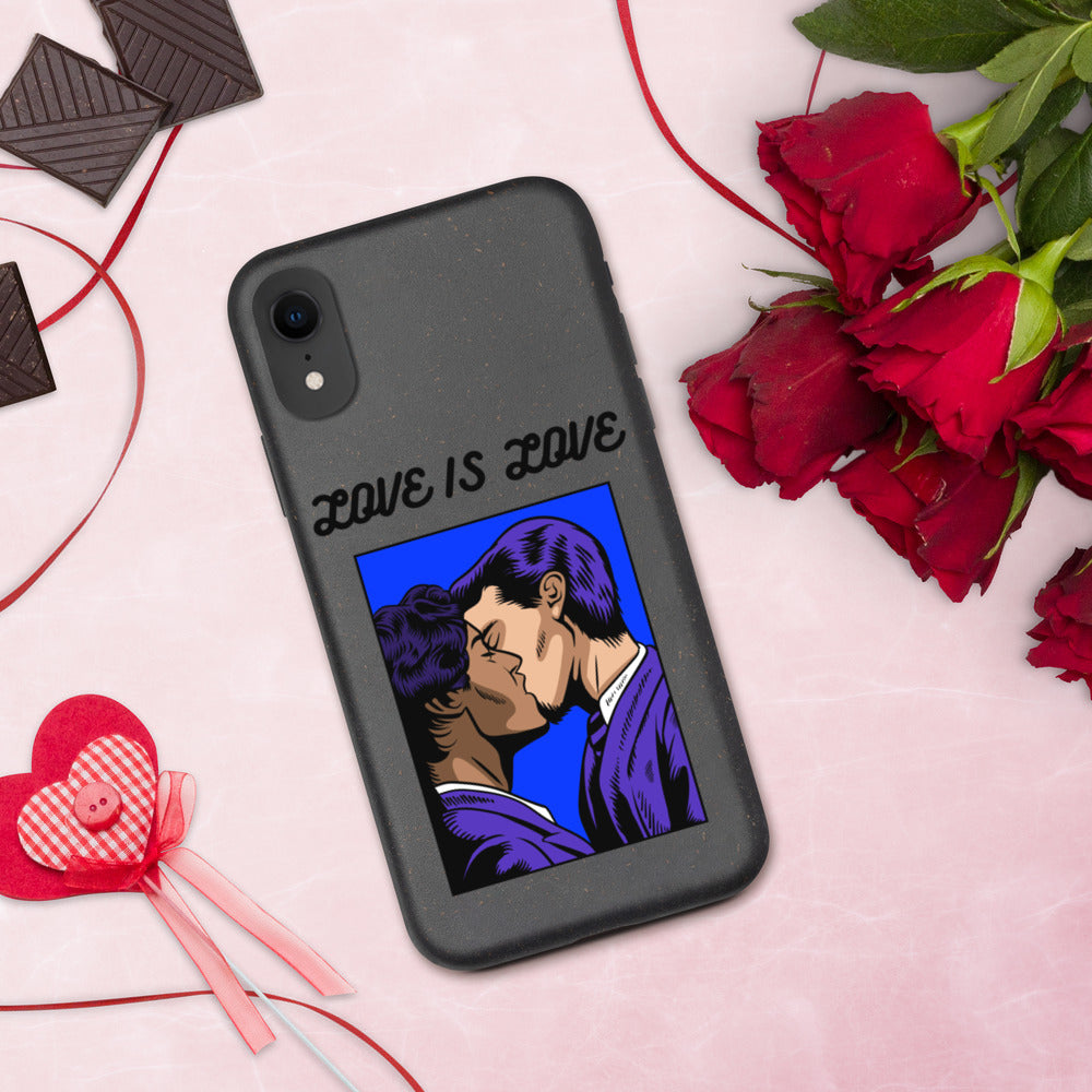 LOVE IS LOVE- Biodegradable phone case