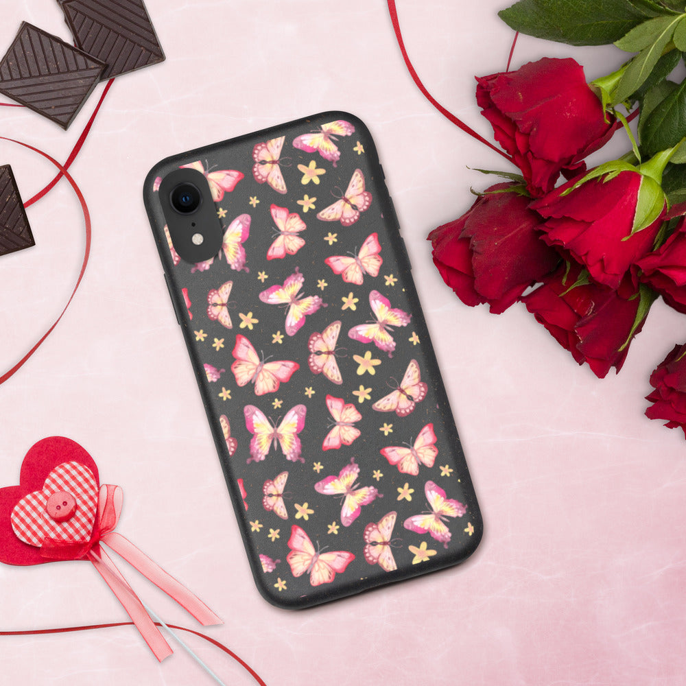 NUDE BUTTERFLIES- Biodegradable phone case