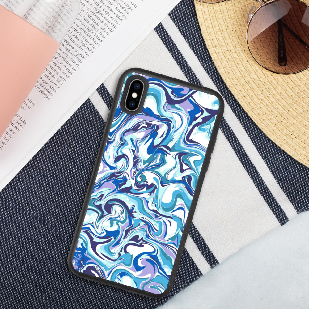 BLUE MARBLE- Biodegradable phone case