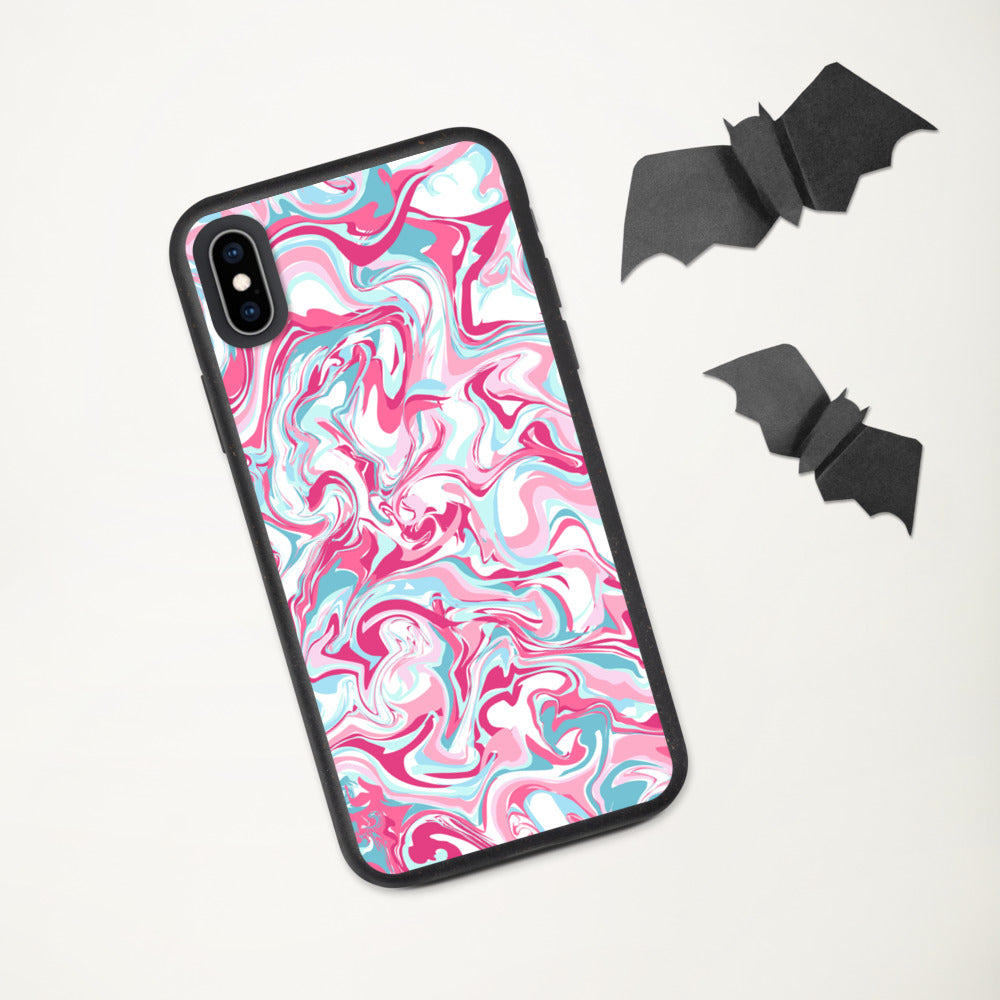 PINK MARBLE- Biodegradable phone case