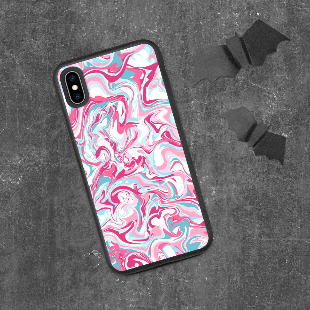 PINK MARBLE- Biodegradable phone case