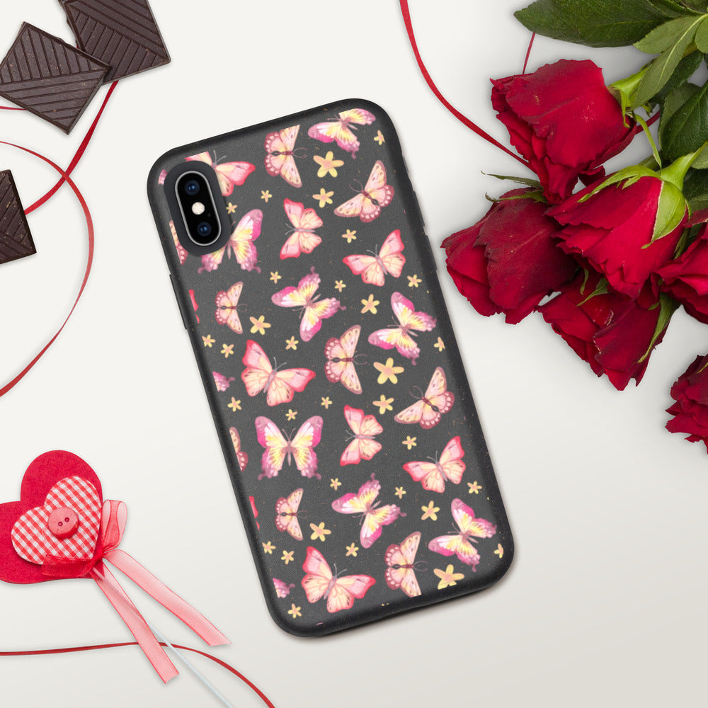 NUDE BUTTERFLIES- Biodegradable phone case