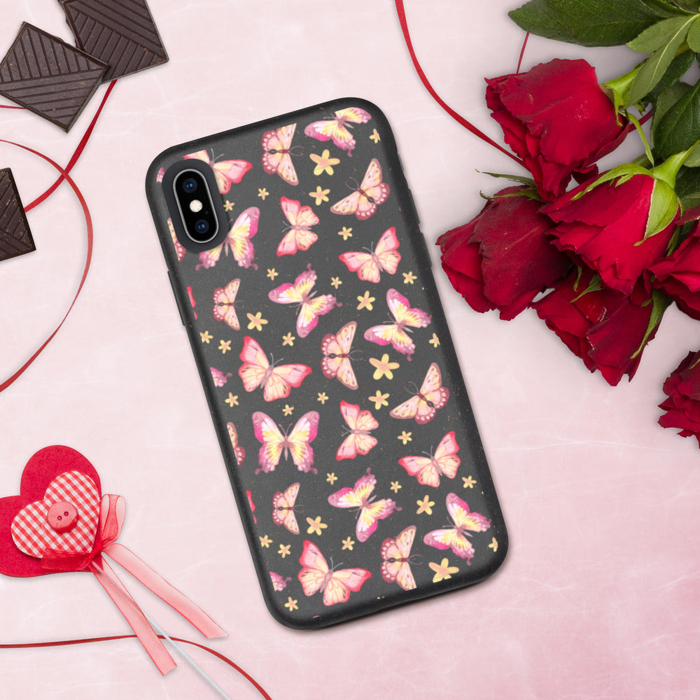 NUDE BUTTERFLIES- Biodegradable phone case
