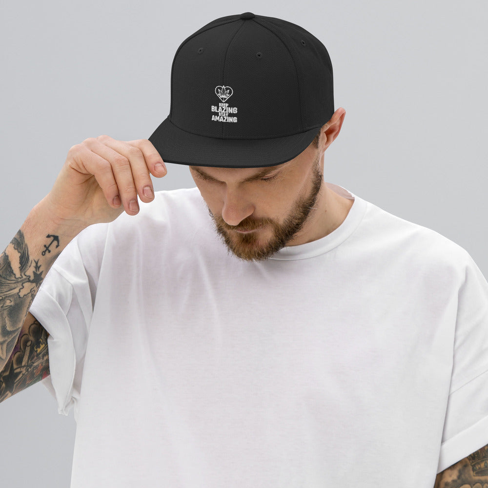 KEEP BLAZING STAY AMAZING- Snapback Hat