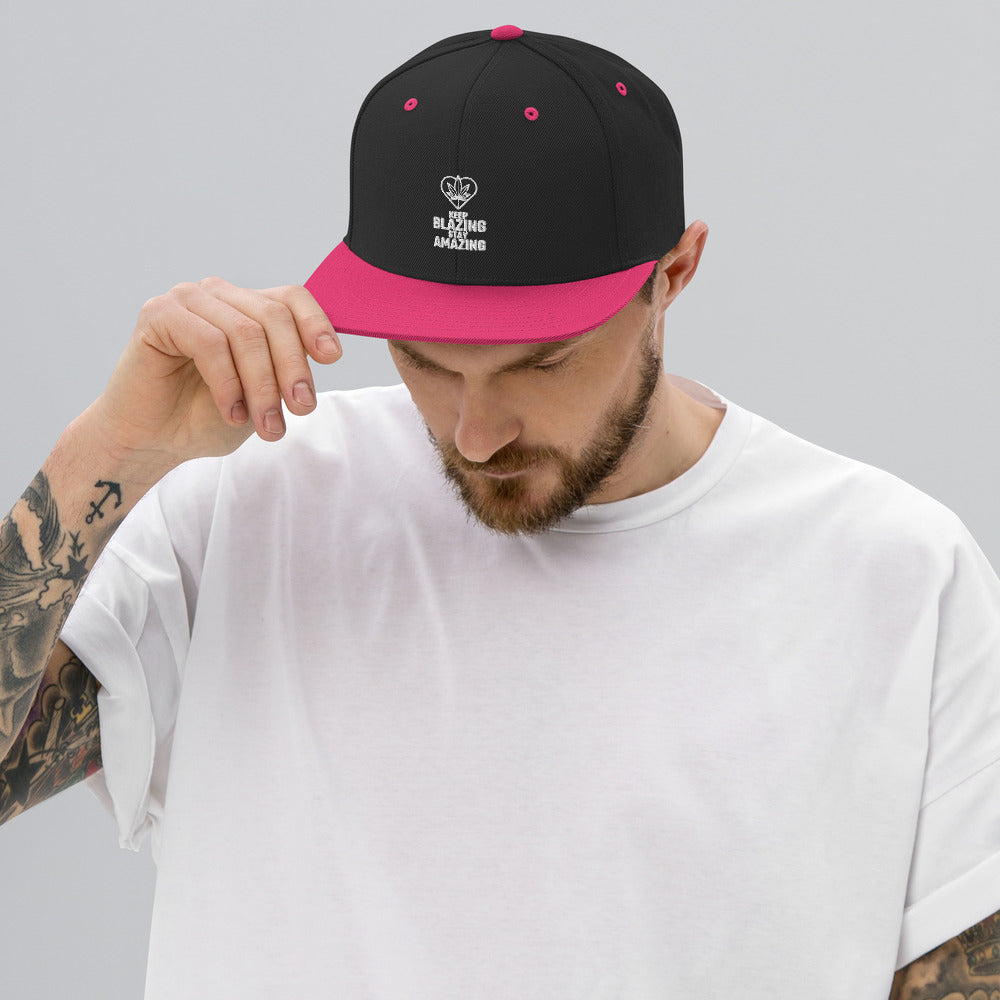 KEEP BLAZING STAY AMAZING- Snapback Hat