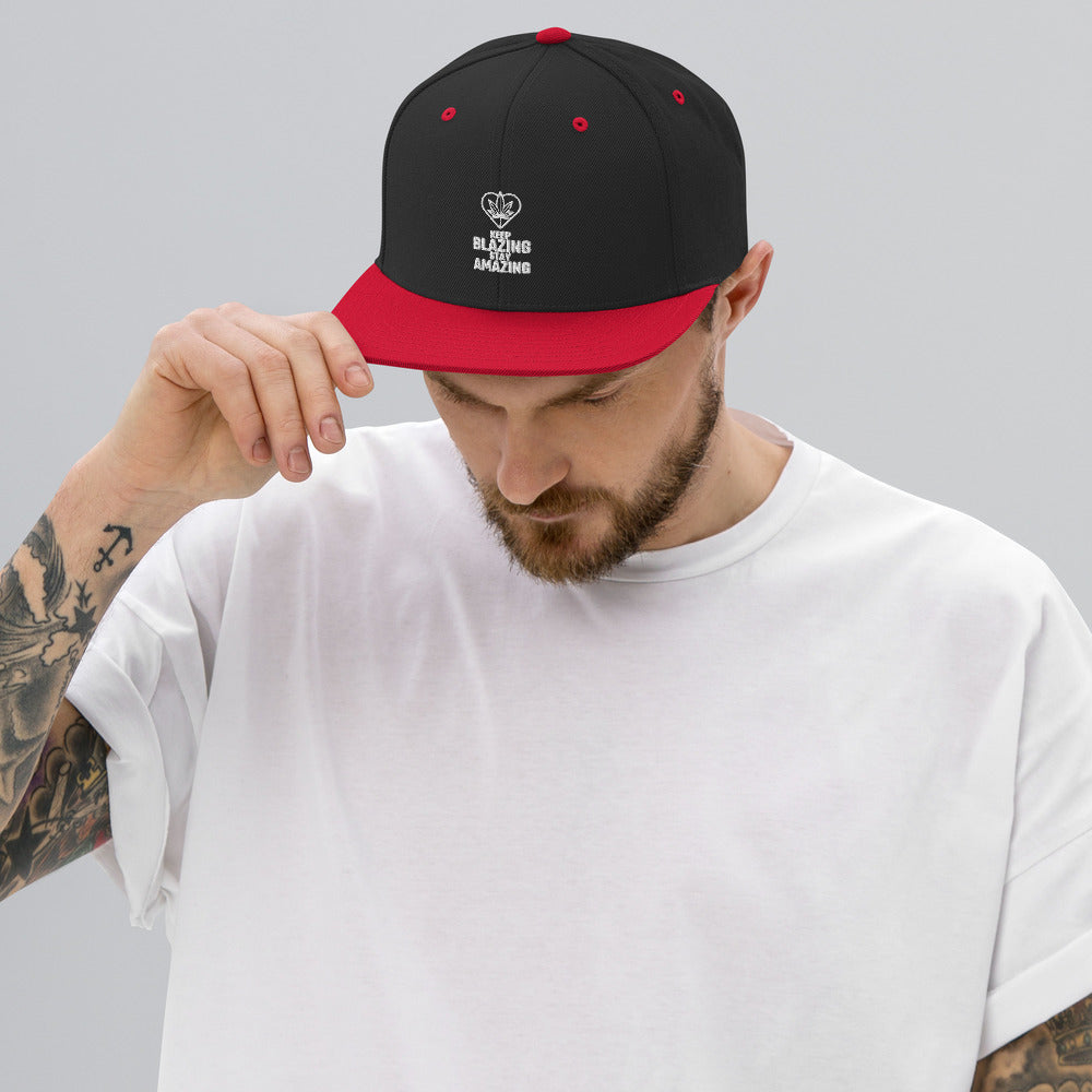 KEEP BLAZING STAY AMAZING- Snapback Hat