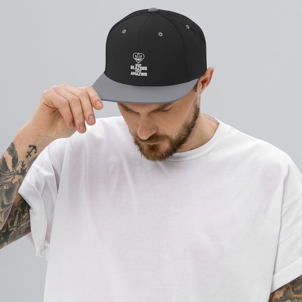 KEEP BLAZING STAY AMAZING- Snapback Hat