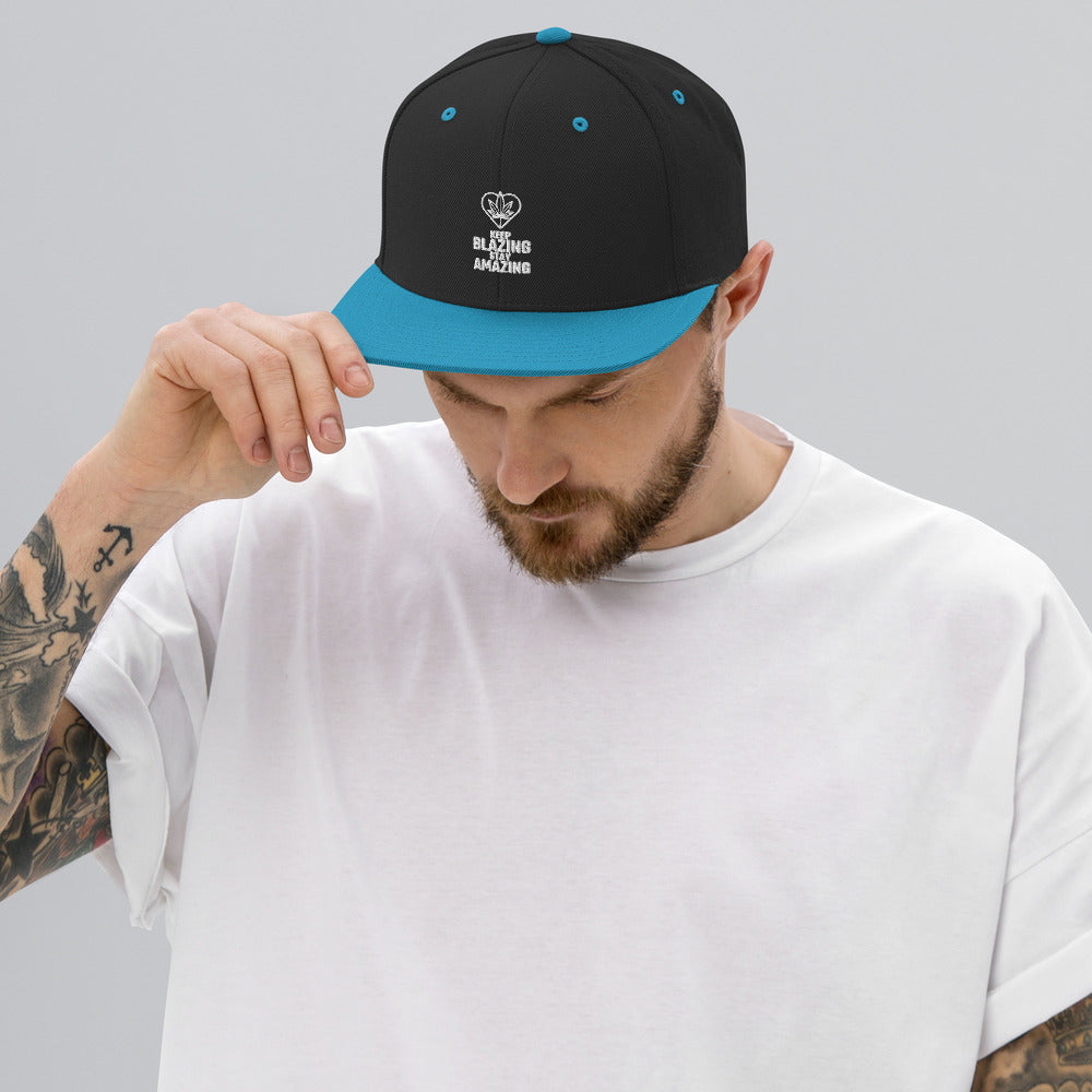 KEEP BLAZING STAY AMAZING- Snapback Hat