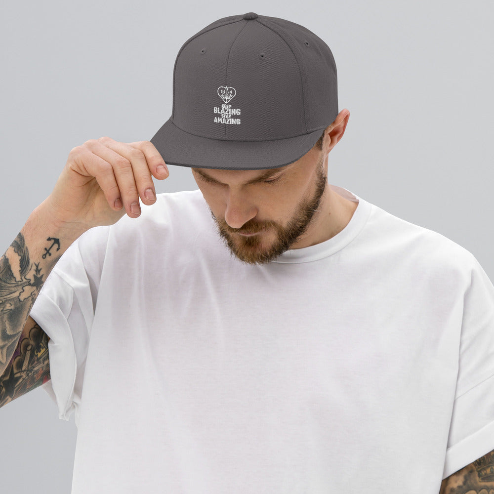 KEEP BLAZING STAY AMAZING- Snapback Hat