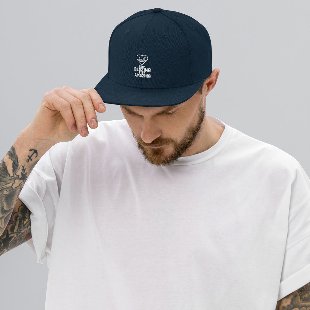 KEEP BLAZING STAY AMAZING- Snapback Hat