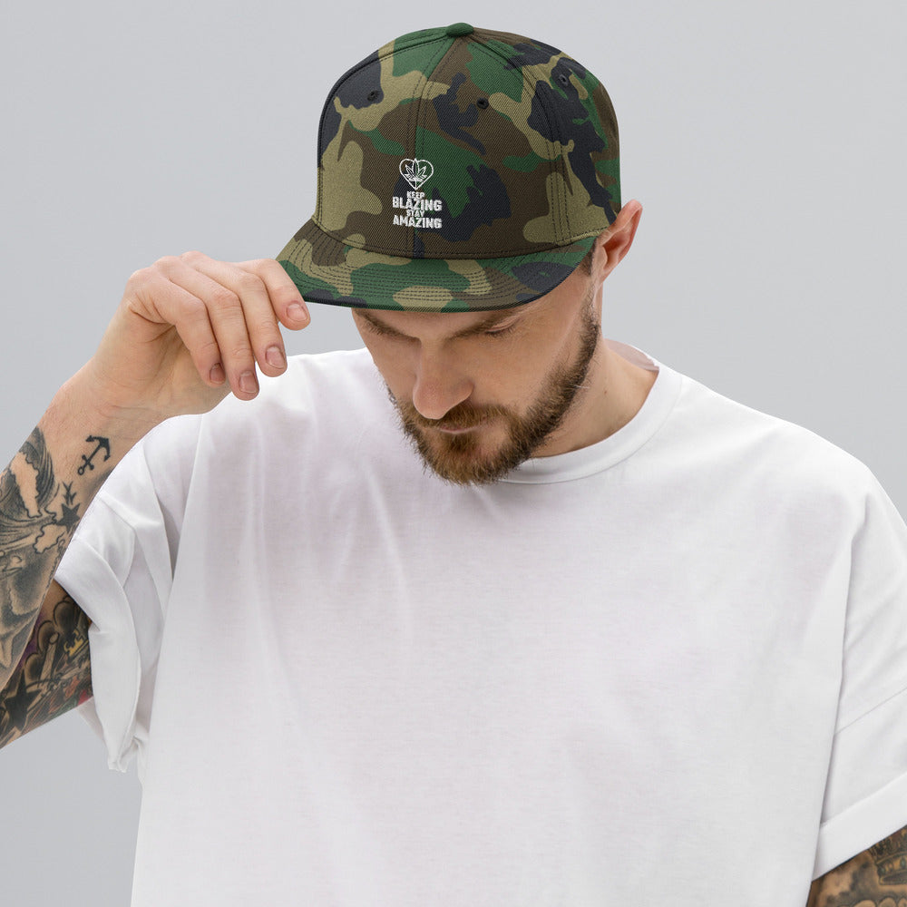 KEEP BLAZING STAY AMAZING- Snapback Hat